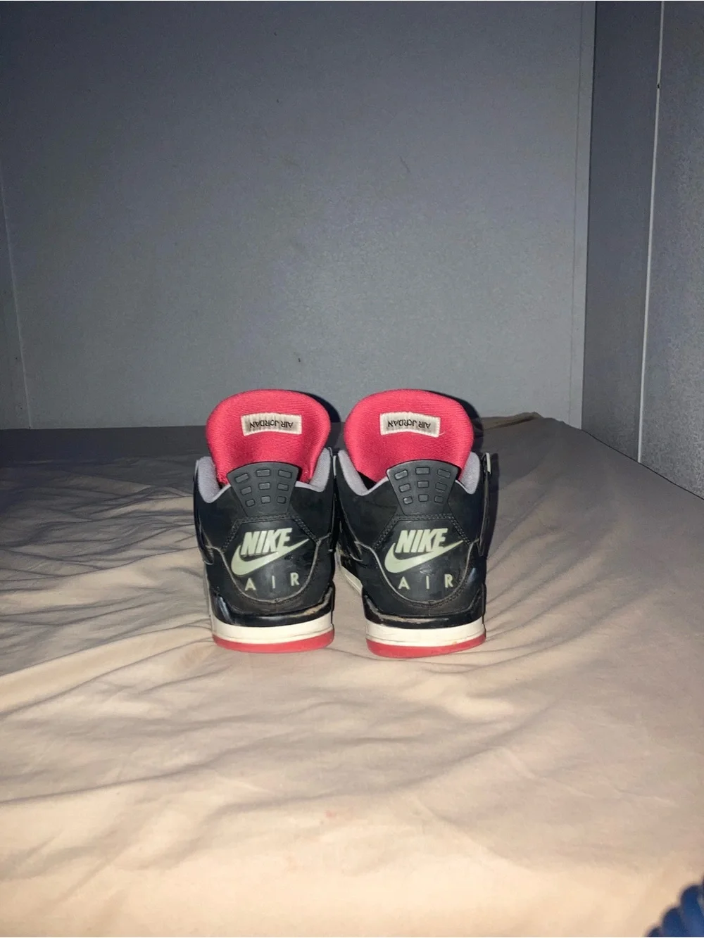 Jordan Black and Red Bred Jordan 4’s